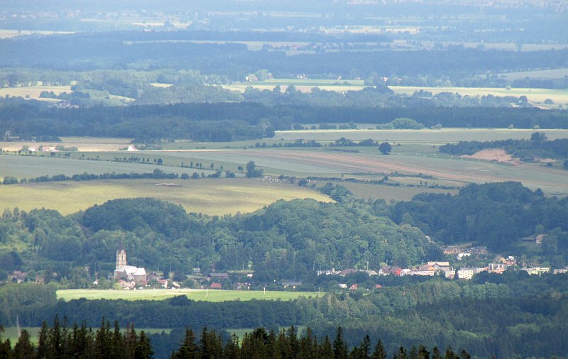 Panorama na Przedgórze Paczkowskie.
