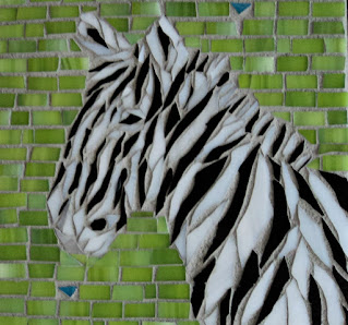 mosaic zebra