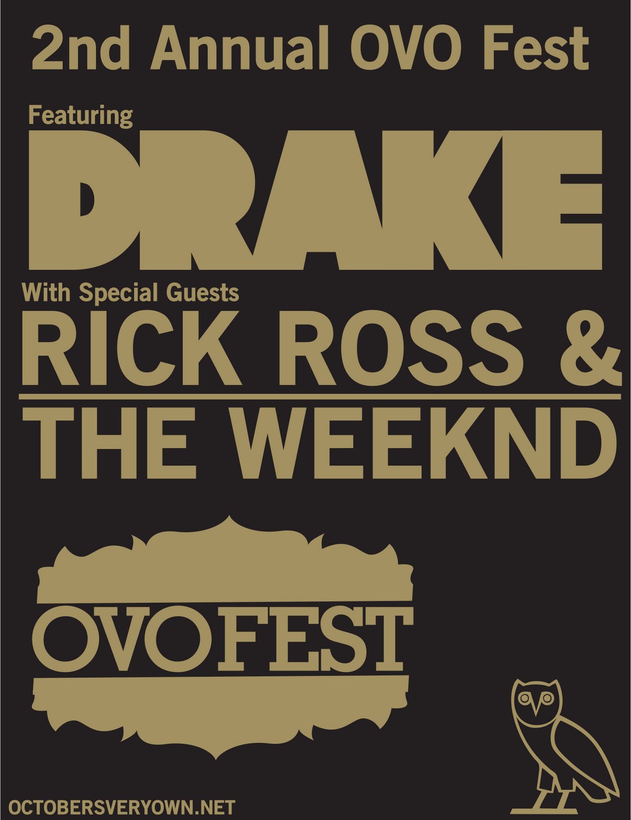 OCTOBERS VERY OWN 2nd Annual OVO FEST Tickets Available Today