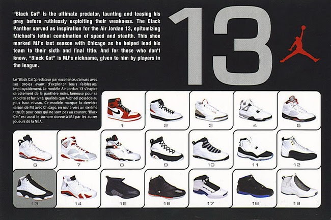list of all michael jordan shoes