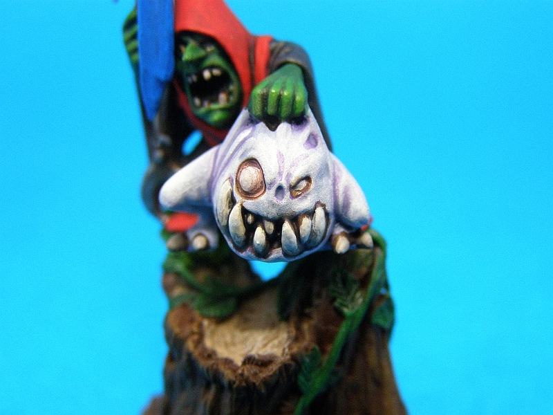 Drazhar's Miniworks: Night goblin battle standard