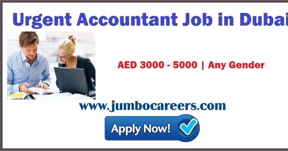 Urgent Accountant Jobs in Dubai with Salary Upto AED 5000