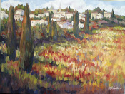 Near Toulon 30x40" oil on canvas