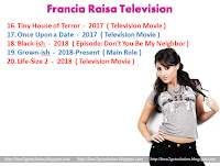 francia raisa movies and tv shows, tiny house of terror, once upon a date, black-ish, growth-ish, life-lize 2, pic download new