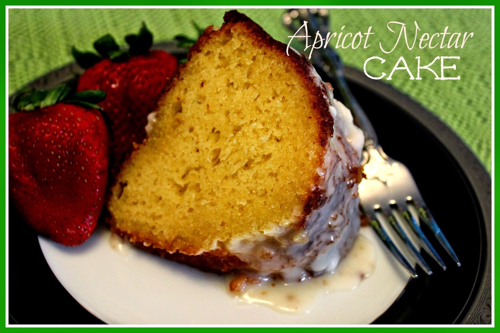 Sweet Tea and Cornbread Apricot Nectar Cake!