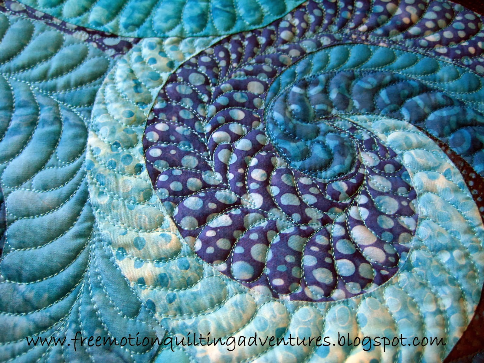 Amy's Free Motion Quilting Adventures Tips for Variegated Threads