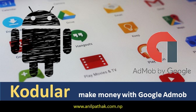 kodular make money with google admob