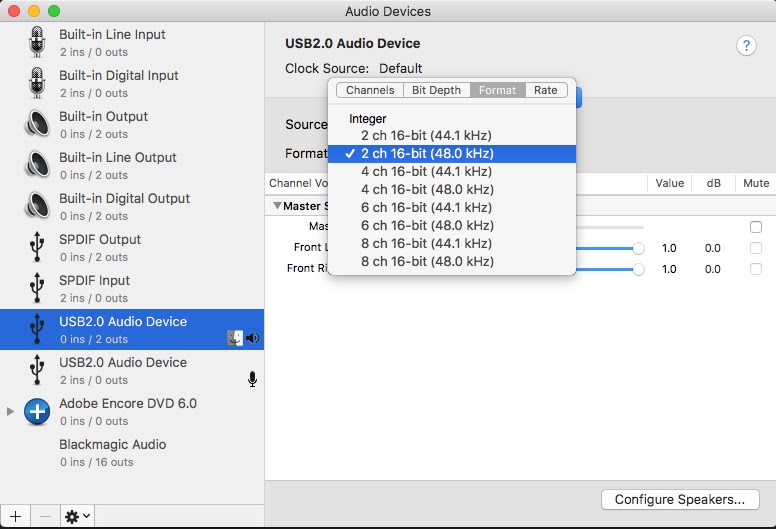 human user USB audio interface Aimpro21 HD USB audio (Model AS372N) on