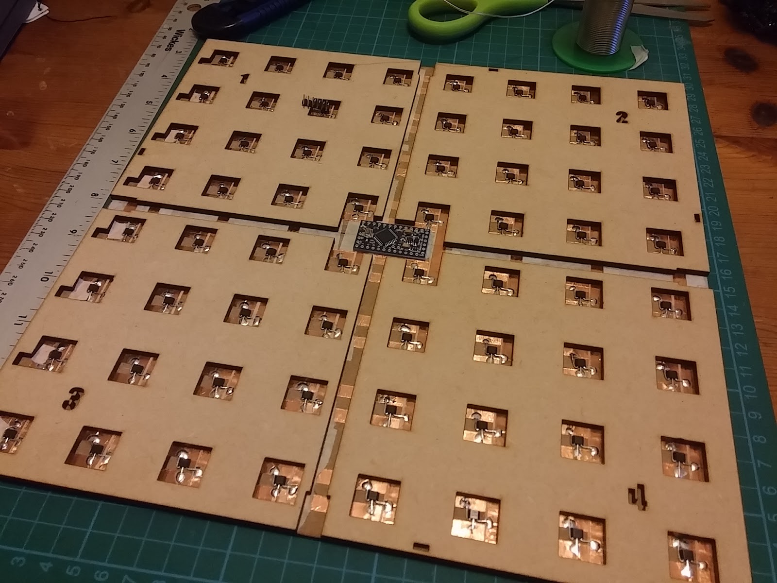 Nerd Club Making an electronic board game playing surface