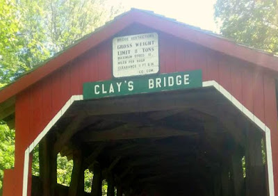 Clay's Covered Bridge in Little Buffalo State Park, Newport Pennsylvania