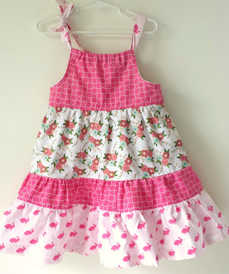 Tiered Pillowcase Dress Tutorial featured by top US sewing blog, Ameroonie Designs