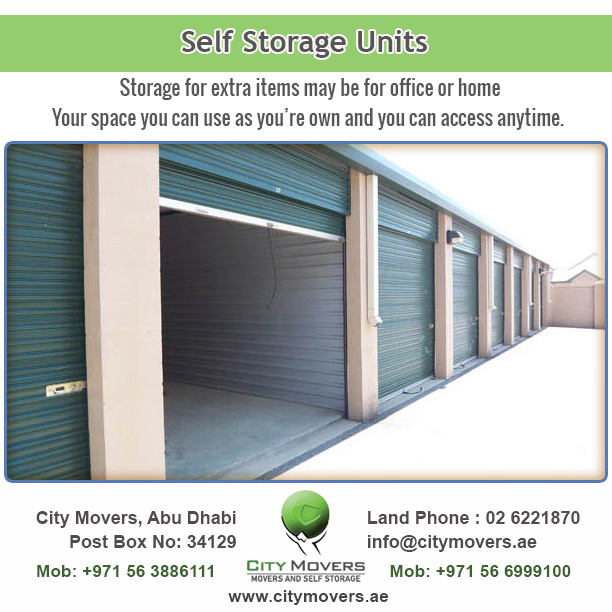 To City Movers Self Storage Units Abu Dhabi