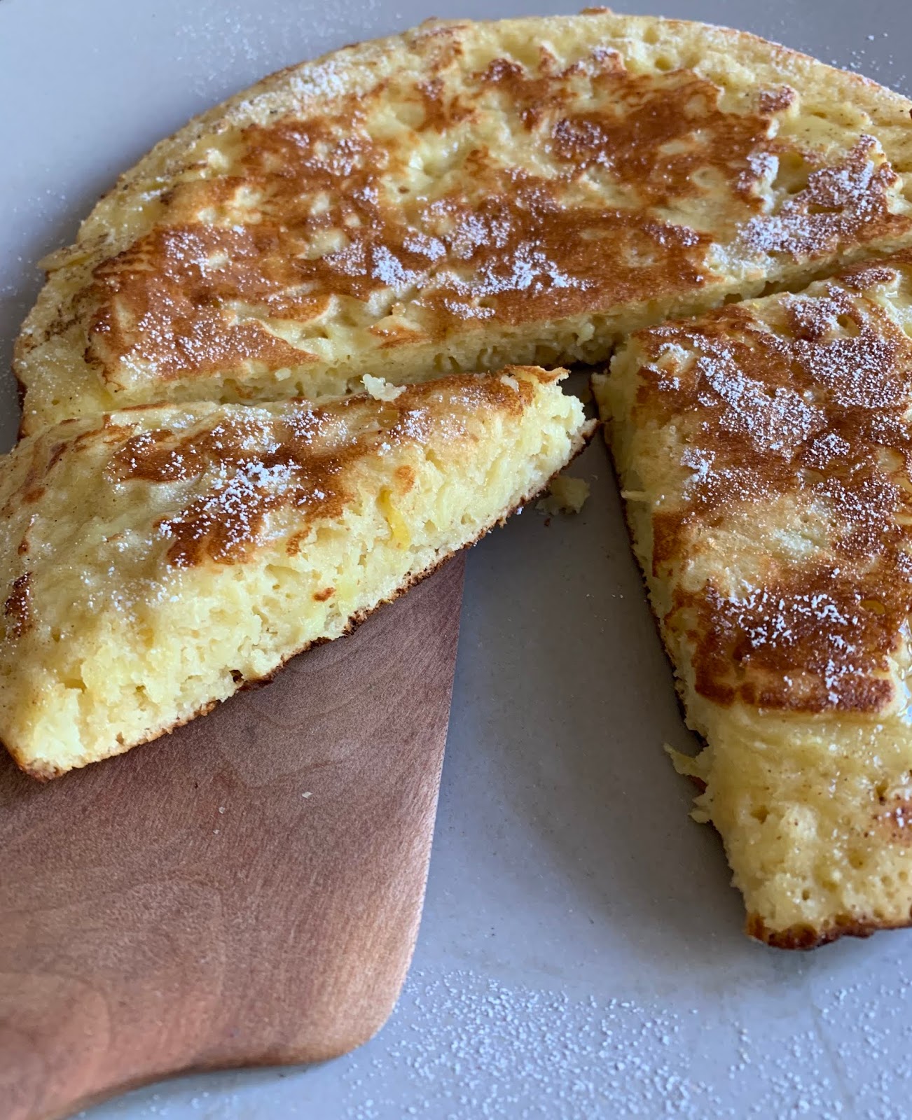 mani in pasta Torta di mele in padella Fryingpan Apple Cake