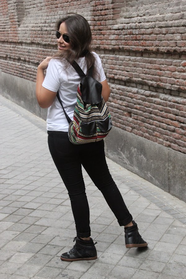 DIY Tutorial: Bolso Mochila muy fácil. Blog diy y blog costura.