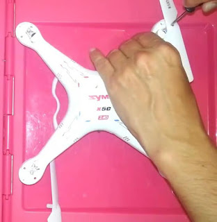 Cara Mengganti Motor Drone Syma X5C Yang Rusak - OmahDrones