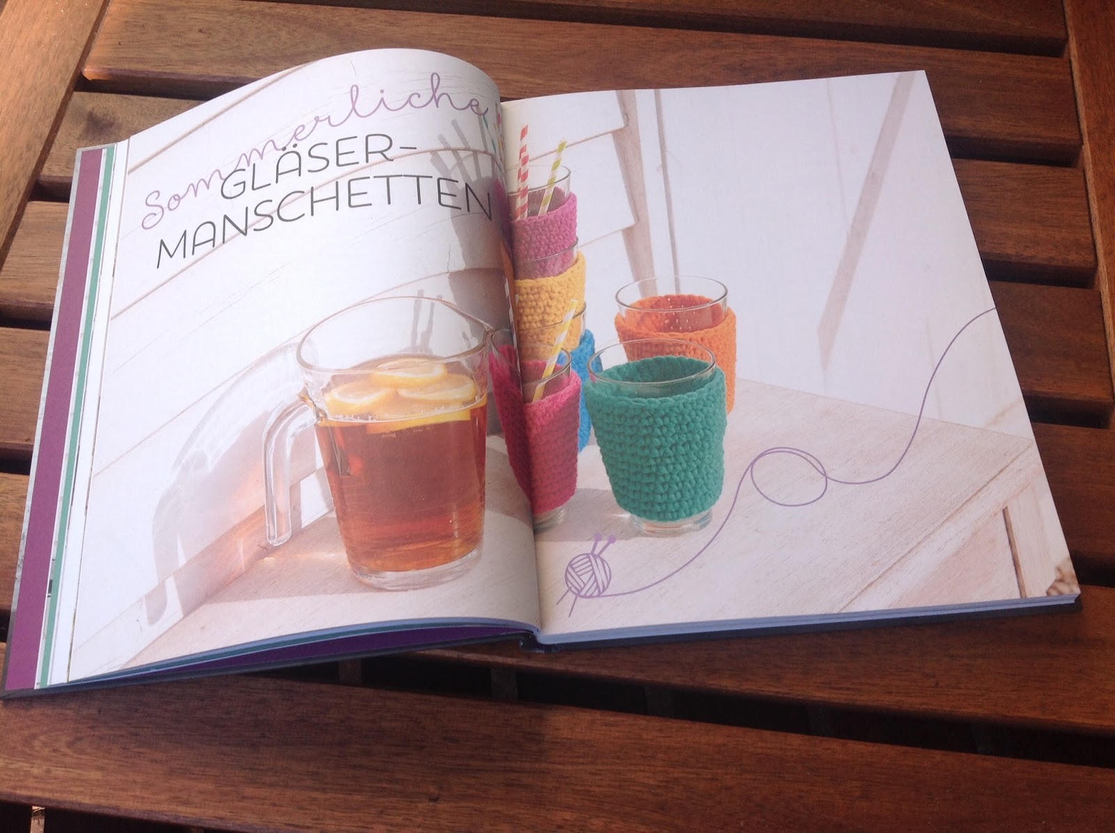Sarah Wiener Strickbuch Gläsermanschetten Sarah Wiener Strickbuch Gläsermanschetten