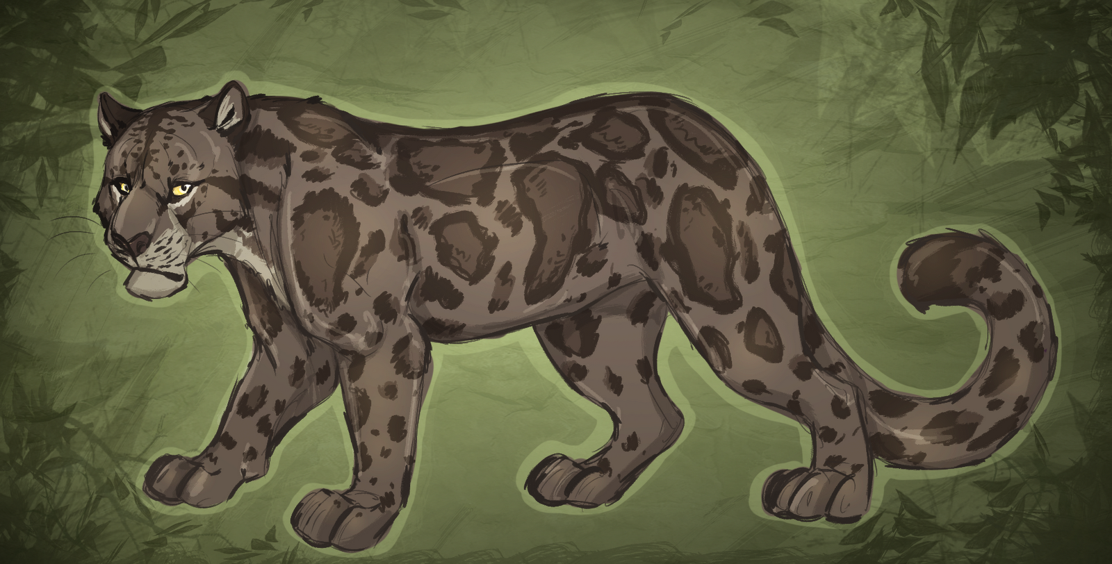 Urealistisk Art blog: Clouded Leopard