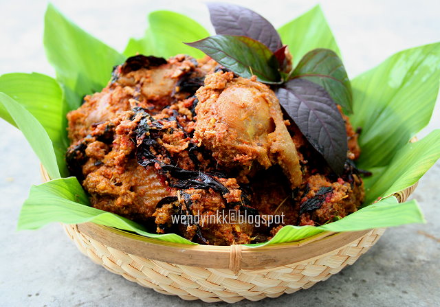 Table for 2.... or more Old Hen Rendang with Puding Leaf ~Rendang Ayam