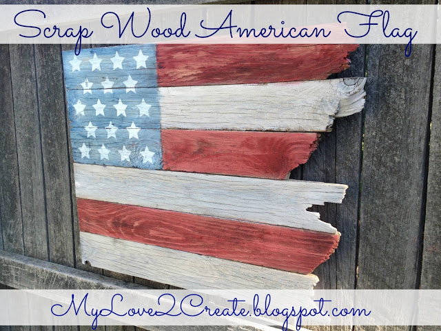 MyLove2Create, Scrap Wood American Flag