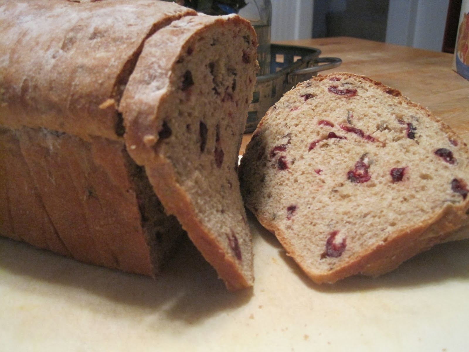 BreakingEleven Cranberry Wild Rice Bread