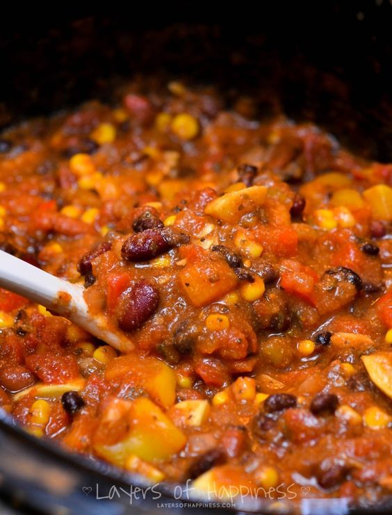 Easy Slow Cooker Vegetarian Chili Family Fresh Meals
