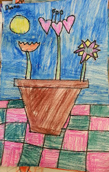 still flowers 1st grade watercolor teaching teacher