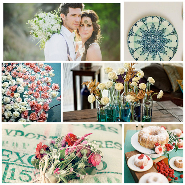 Alles über die Hochzeit: Böhmische Hochzeit-Inspirationen und Einladungen