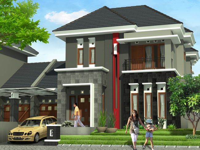 Gambar Desain Rumah Minimalis lantai dua terbaru 2016 - Anak Blogger