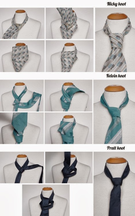 My DIY Projects: Three Ways To Tie Necktie