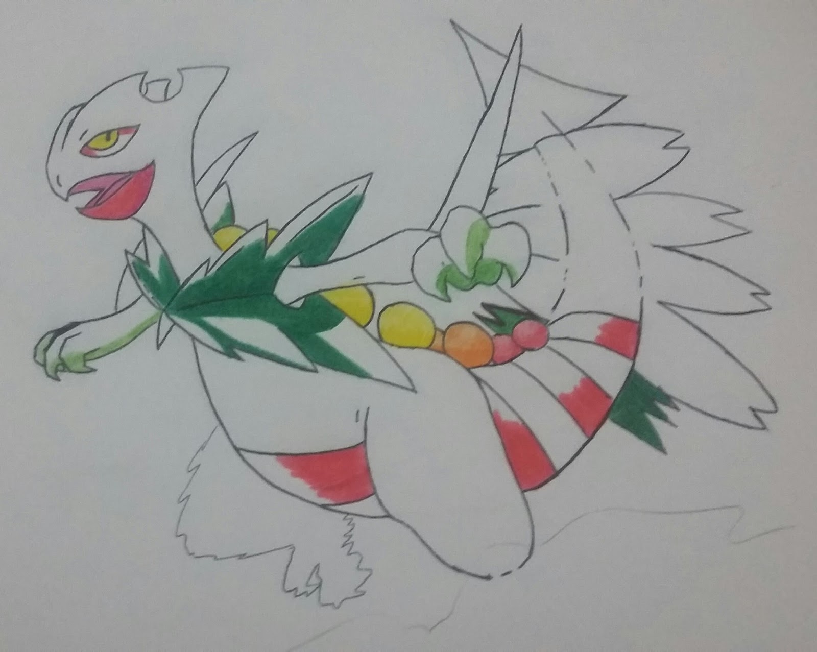 Tutorial de Desenho Mega Sceptile