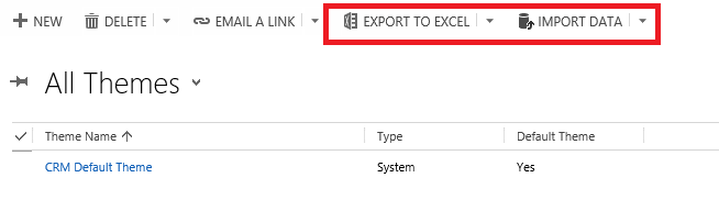 Dynamics 365 Customer Engagement: Export and Import Themes - MS CRM ...