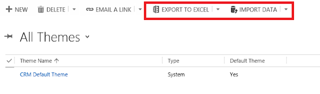 Dynamics 365 Customer Engagement: Export and Import Themes - MS CRM ...