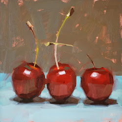 cheery cherries marine carol painting still fruit daily paintings dailypaintworks fine paintworks oil cherry artist acrylic oleo pintura artists artwork