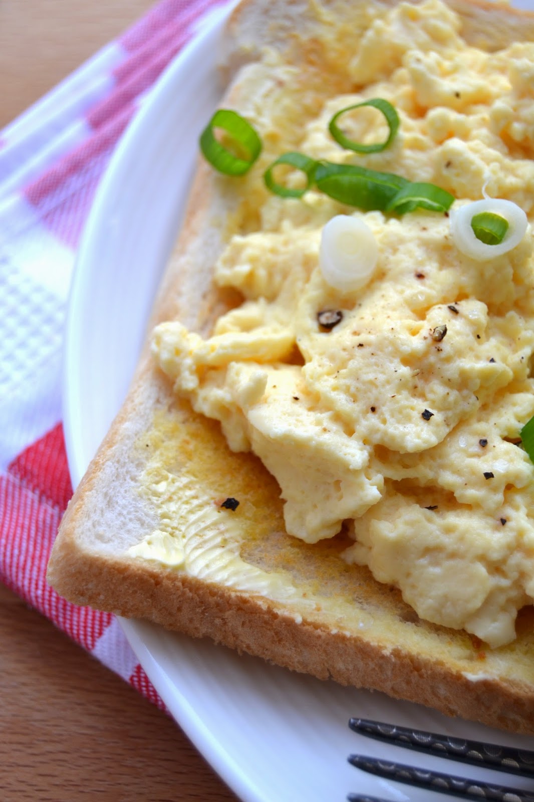 scrambled eggs made in a high-speed blender