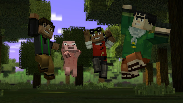 Screenshot from Minecraft: Story Mode