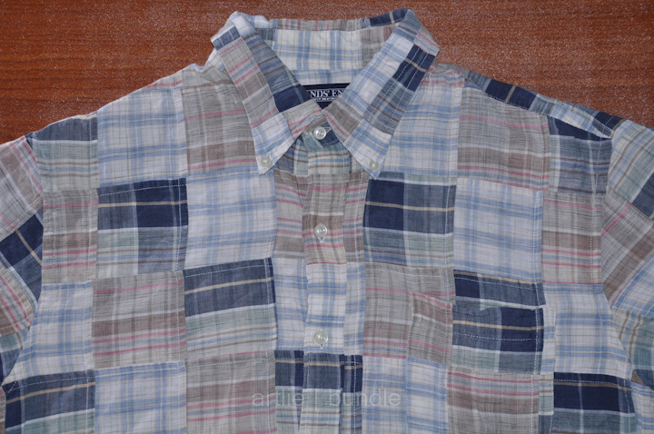 Vintage | Branded | Clothing: (BS2-0357) LANDS' END Patchwork Shirt L