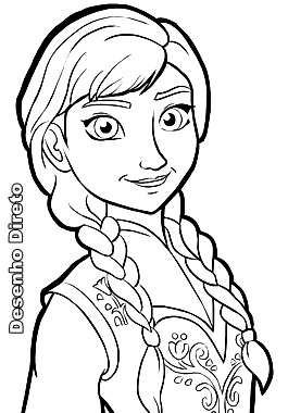 desenhos colorir frozen