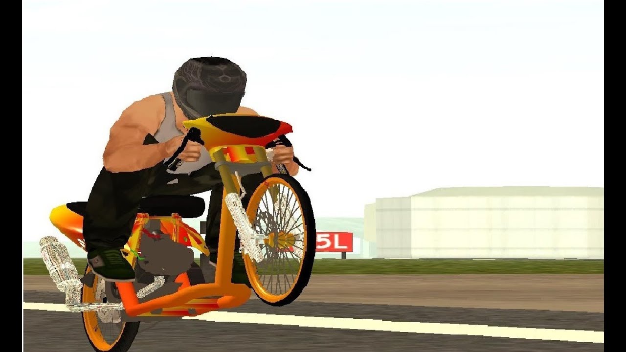 GTA SA PC & ANDROID MOD SOUND DRAG BIKE MATIC UNTUK BF NRG PCJ & FAGGIO