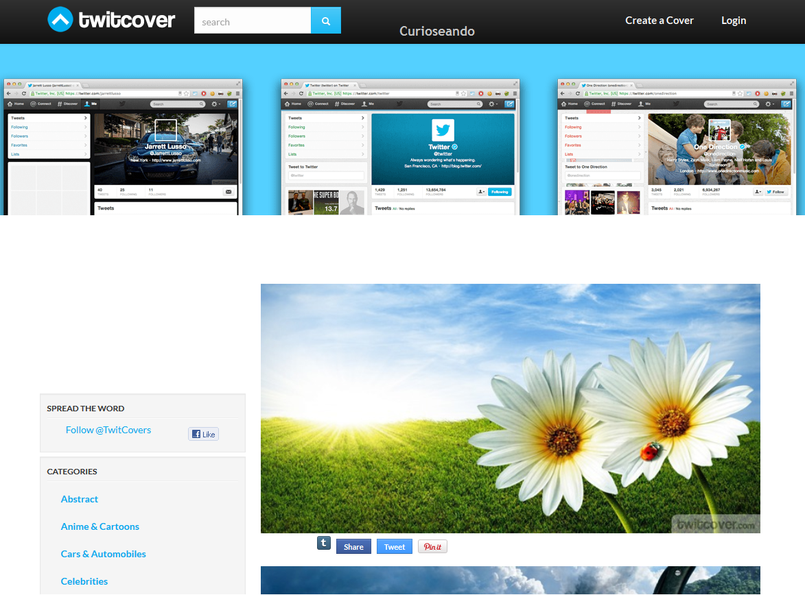 Sitios web para personalizar tu header en Twitter Curioseando