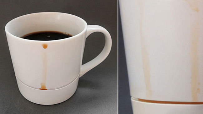 30 Insanely Clever Innovations That Need To Be Everywhere Already - Mug that catches any drips.