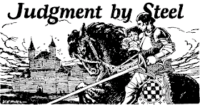Illustration by Virgil E. Pyles for Judgment by Steel 
