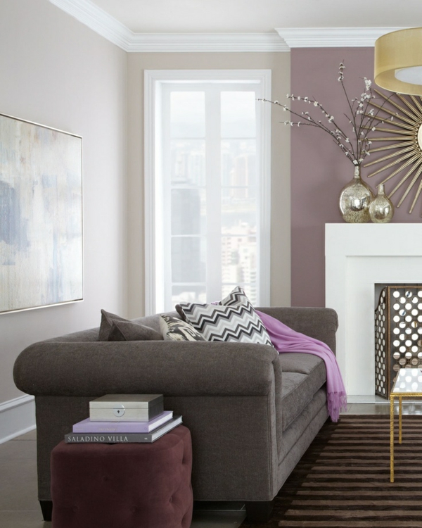 Wall color gray - the perfect background color in any room - Diy Fun World