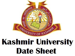 Kashmir University Exam Time Table 2018