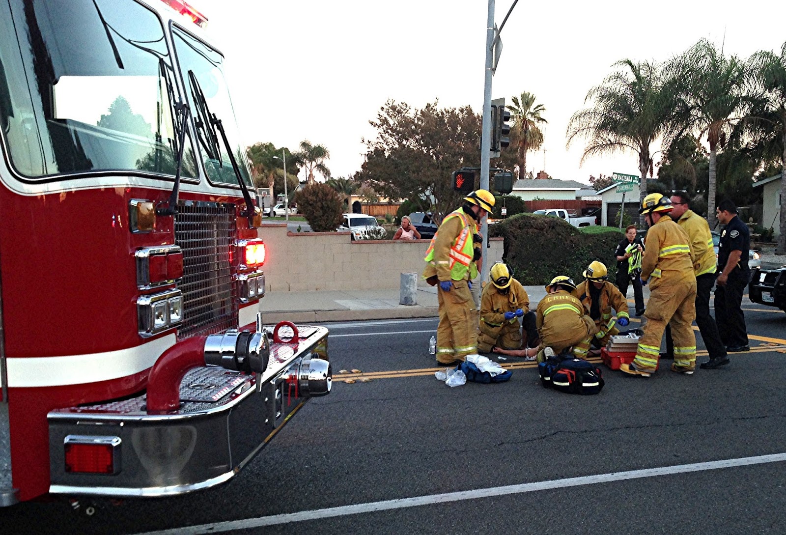 La Habra Heights Fire Department News & Information Woman Hit By Car