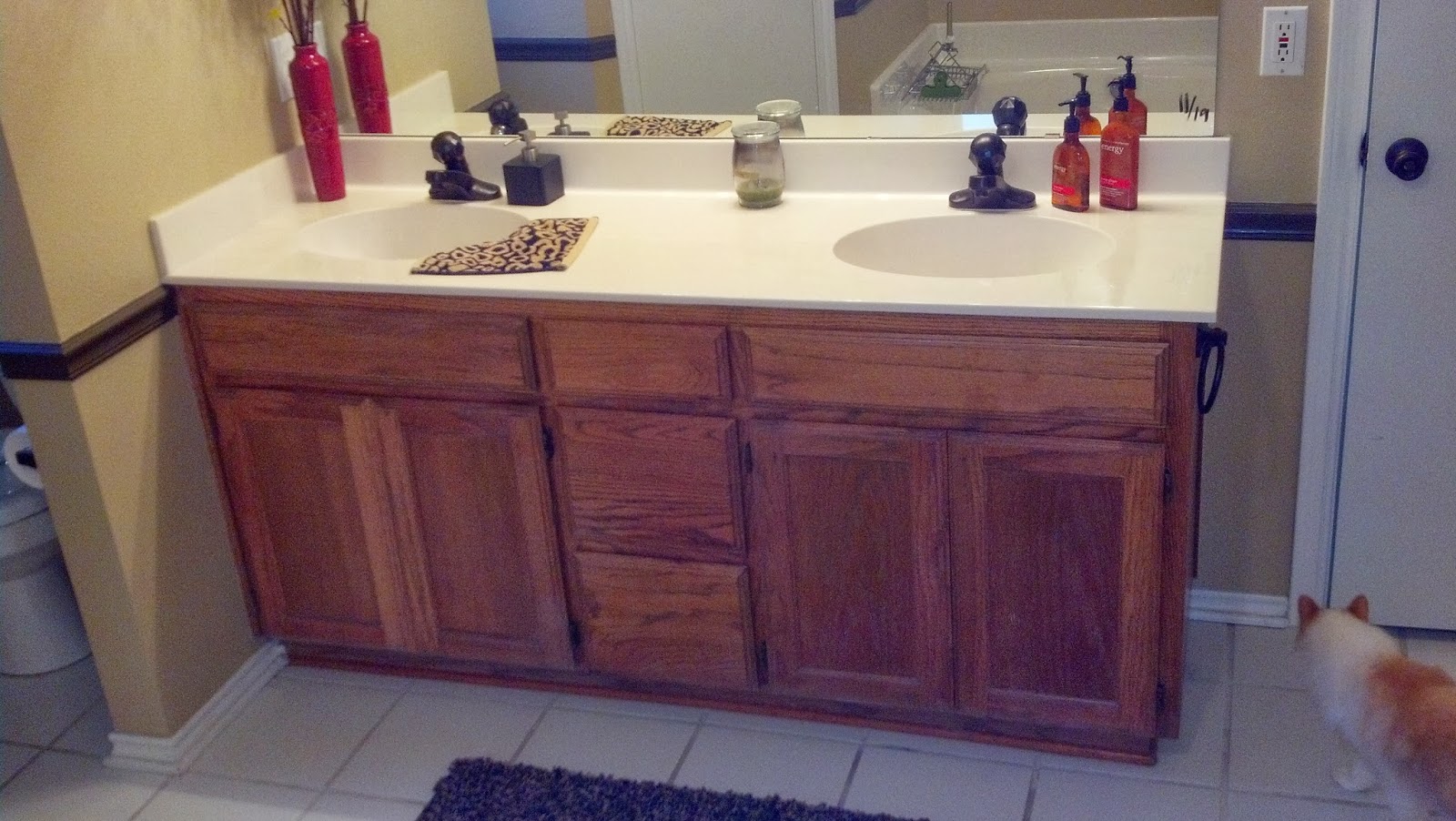 Fix Lovely Transforming the Master Bathroom Part II painting