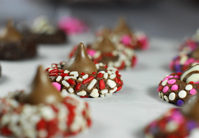 How to Make Chocolate Valentine Kiss Cookies with Hershey's Kisses image