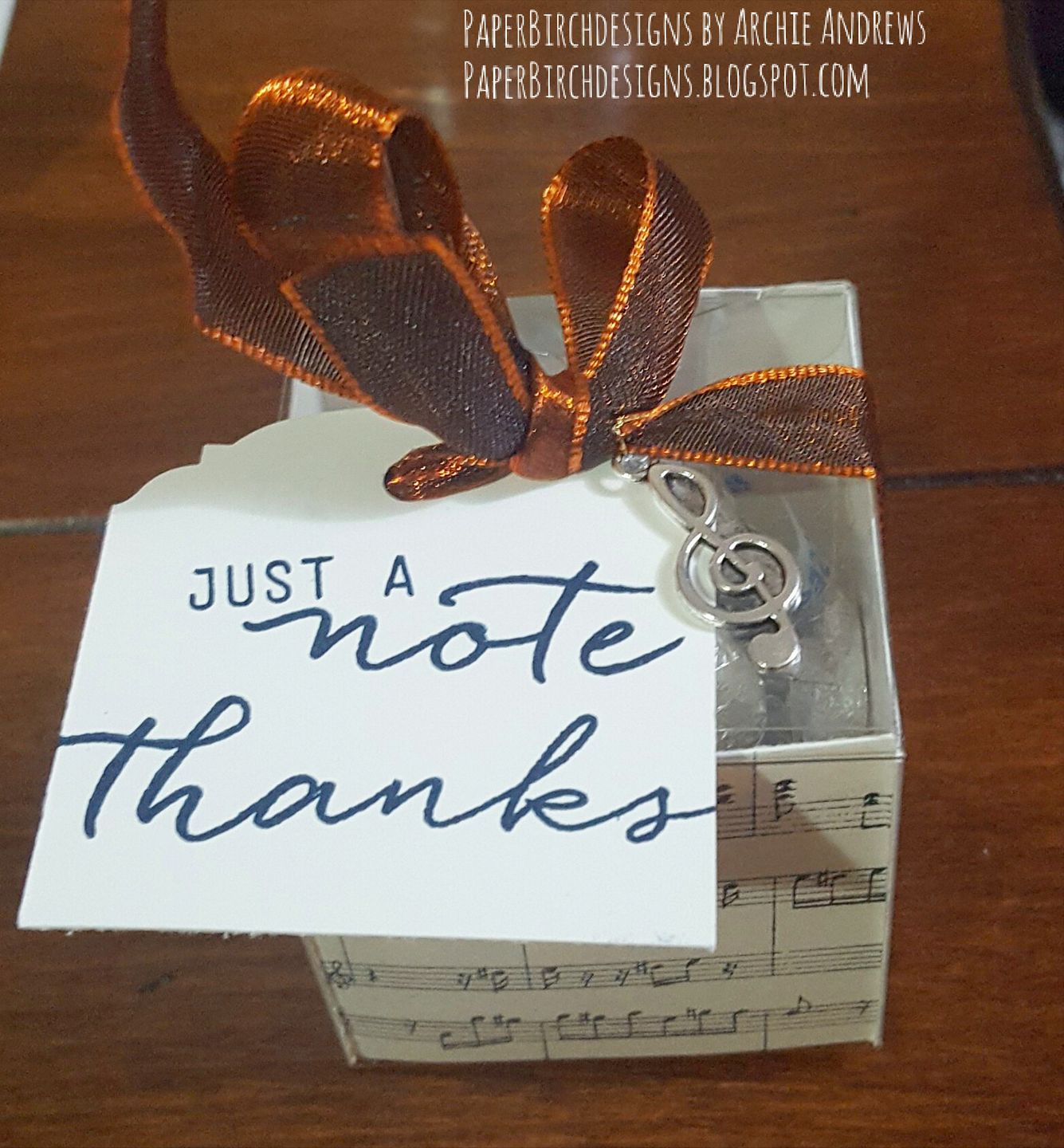 Music Themed Favor Boxes