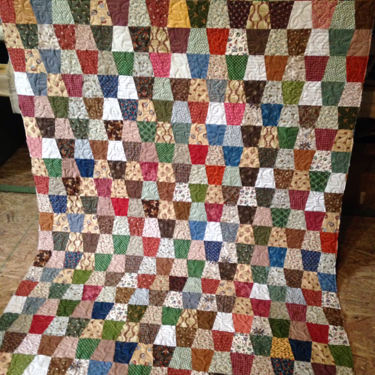 CowgirlQuilter...The Quilted Mule Tumbler quilt is now quilted