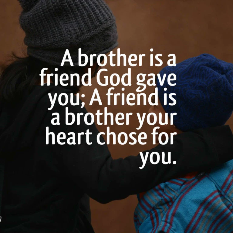 a brother is friend quotes