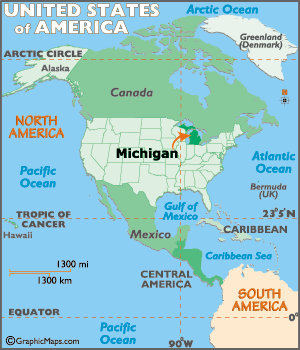 Michigan Harita